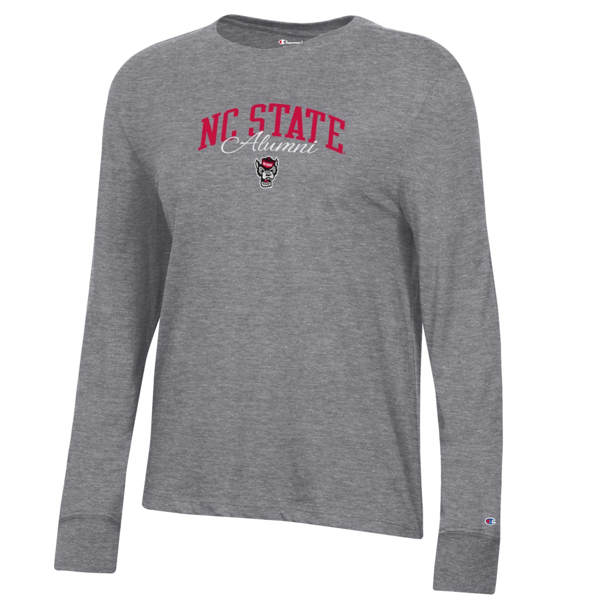 Charcoal Grey Long Sleeve Tee - NC State Alumni | Wolfpack